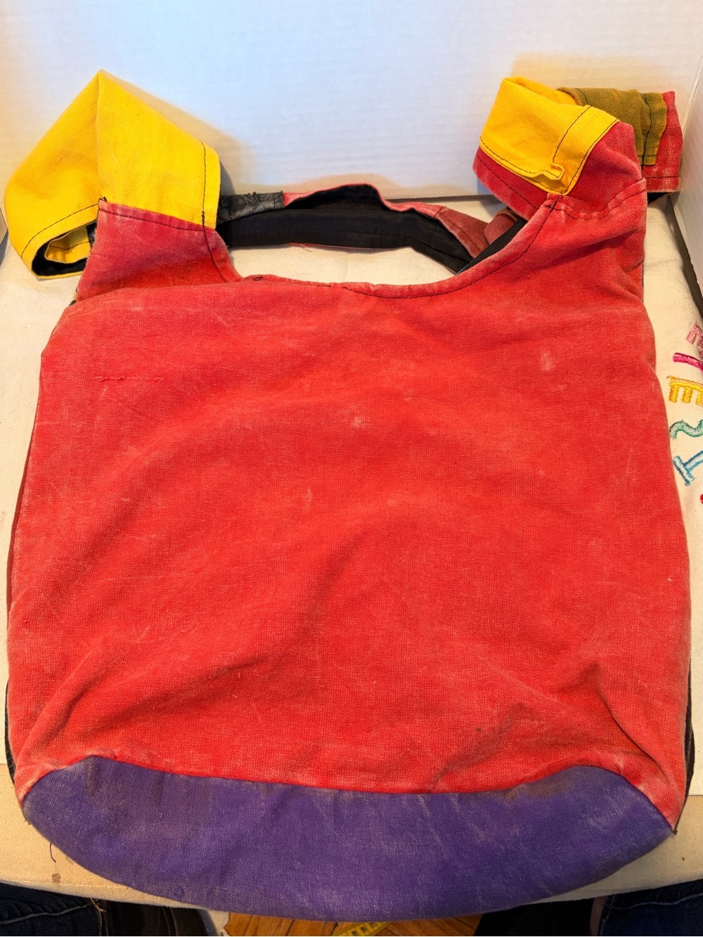 Colorful Owl Patchwork Shoulder Bag - Multi-Color - Picture 3 of 7